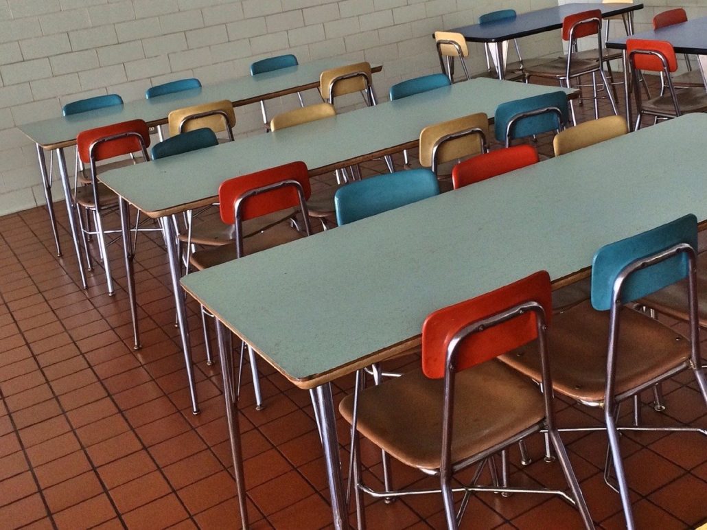 education, cafeteria, student